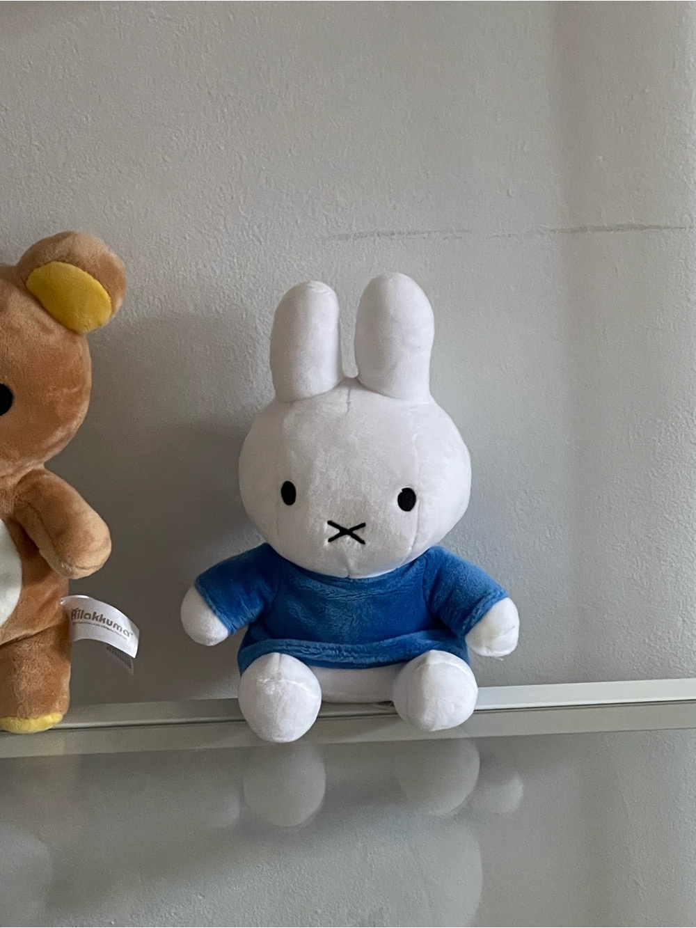Miffy Plush Toy with Blue Shirt